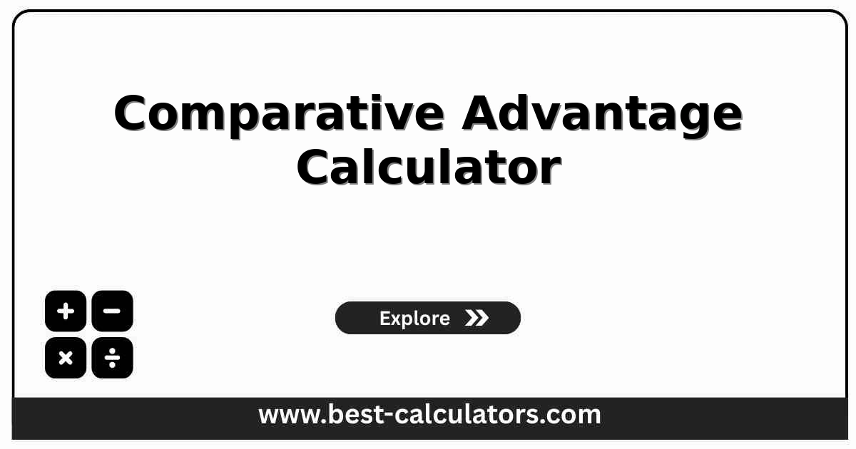 comparative advantage calculator showing opportunity cost and trade range results