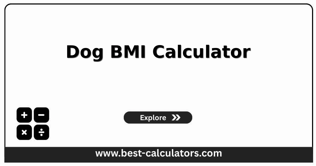 Dog body mass index form with weight, withers height, and body condition score context