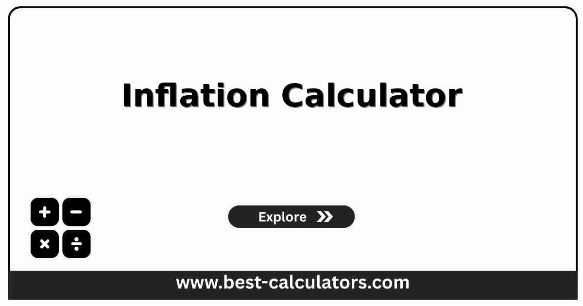 Inflation calculator for future cost and purchasing power scenarios