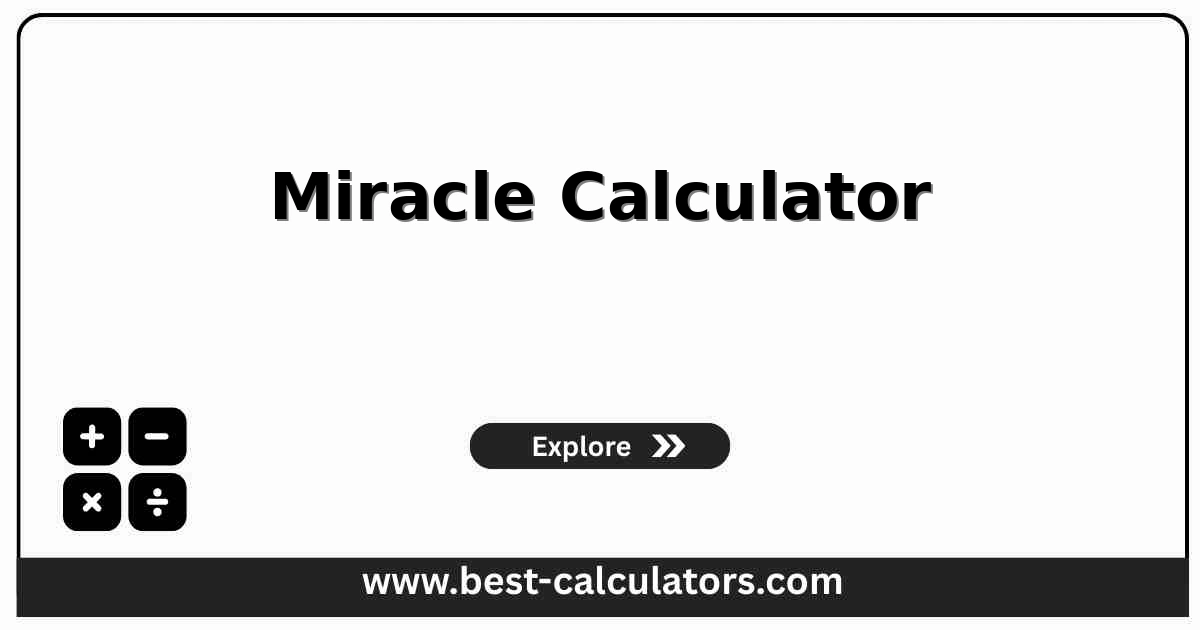 Miracle calculator interface for rare-event expectations and at-least-one probability estimates