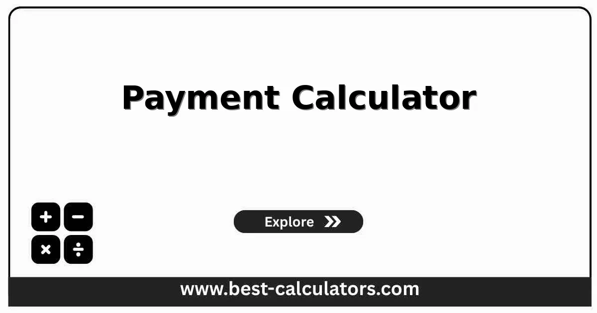 Payment Calculator - Free online calculator to compare monthly, bi-weekly, and weekly loan payments with instant results and interest savings