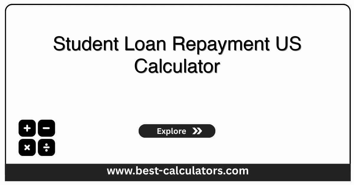 Student Loan Repayment US Calculator - Free online calculator to calculate monthly payments and total interest under standard or federal SAVE plans with extra payments