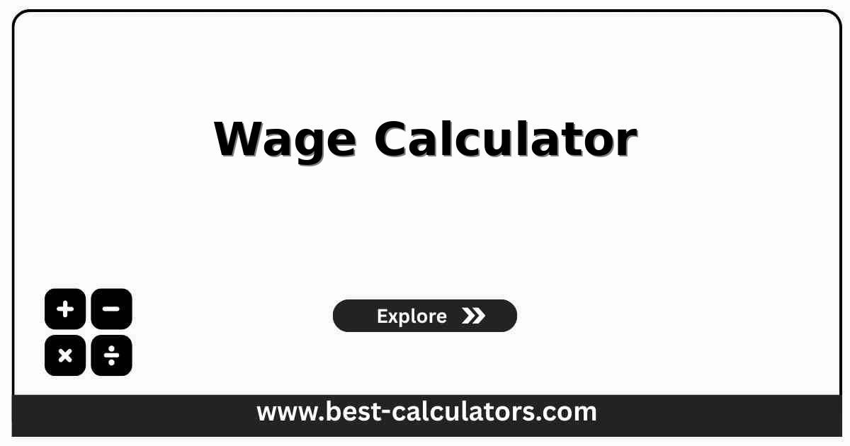 wage calculator - tool for converting between hourly, daily, weekly, monthly, and yearly pay for any work schedule